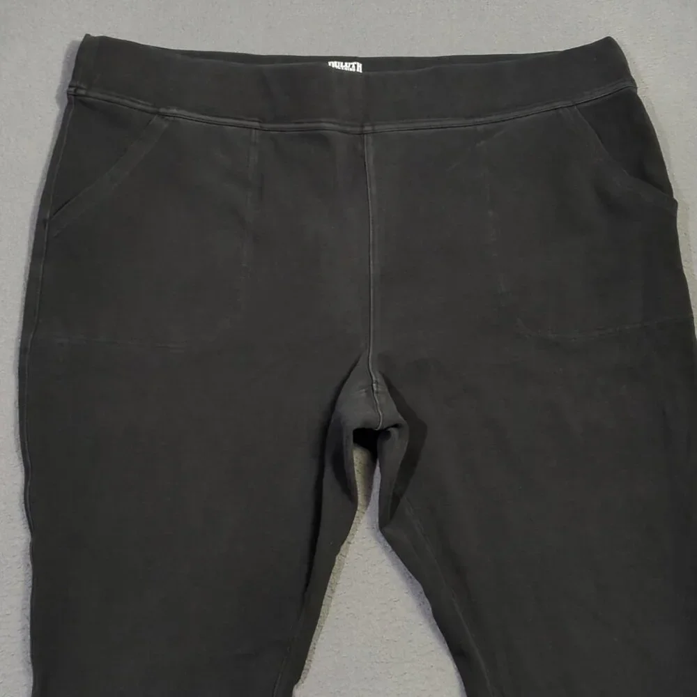 Duluth Trading Co Pants Women's XXL Regular Black NoGA Naturale Cotton Leggings - Picture 4 of 11
